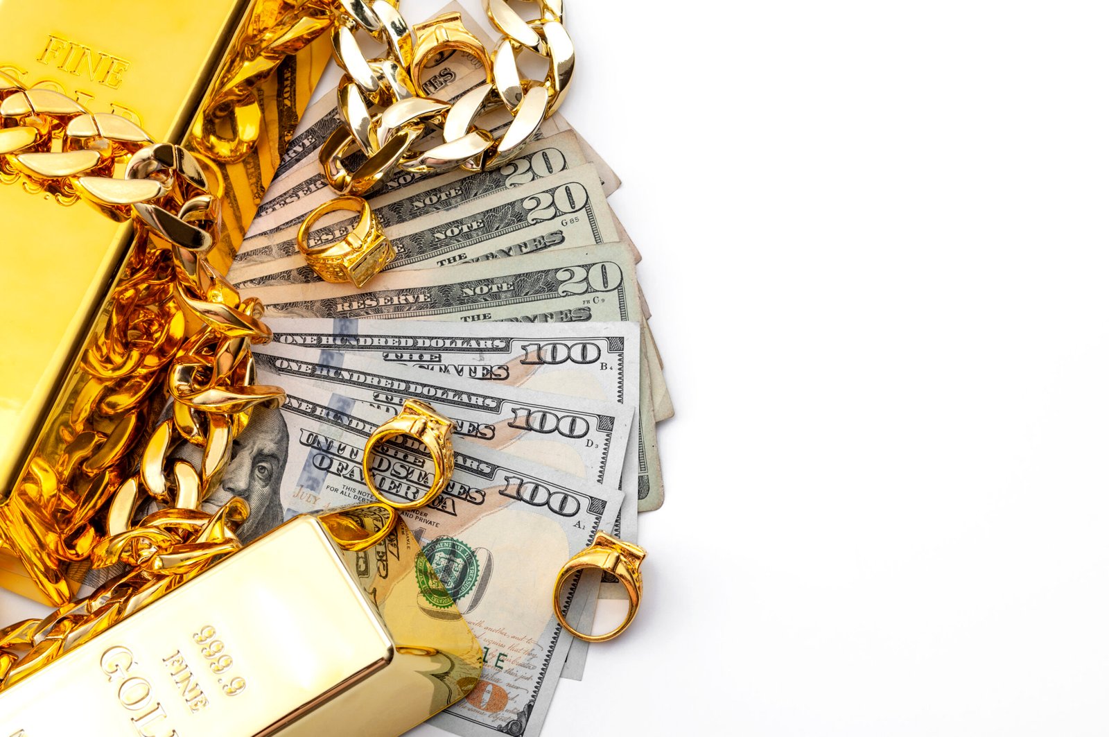 Gold and cash
